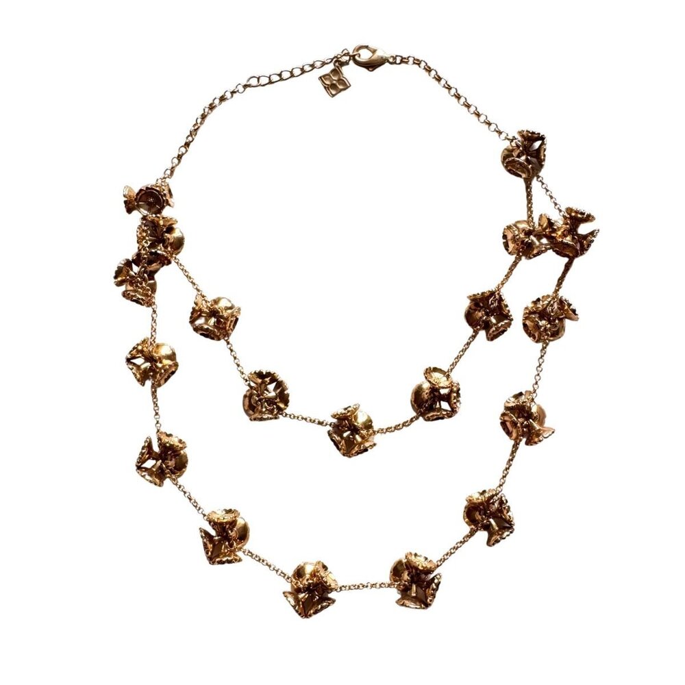BCBGMAXAZRIA - Floral Charm Chain Necklace